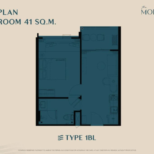 The Modeva, 1 bedroom apartments - from 29 m² to 58 m²
