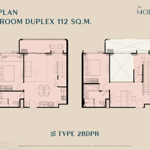 The Modeva, 2 bedroom apartments - from 65 m² to 113 m²